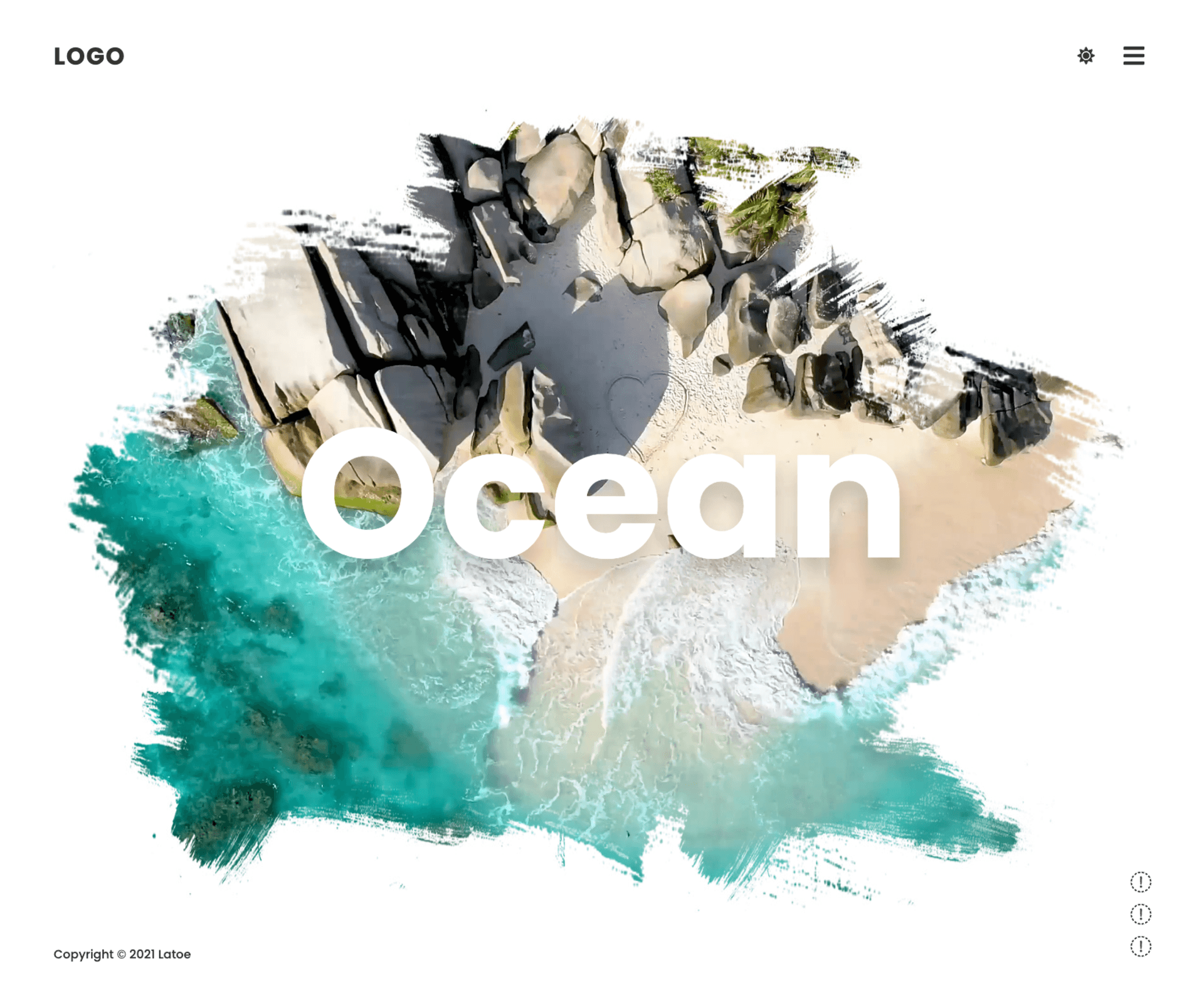 Thumbnail for Ocean Paradise - Backround Video Website